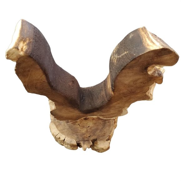 Molten Glass Decorate Vase with Natural Wood - Picture 8 of 13